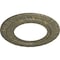 Ekena Millwork Claremont Ceiling Medallion (Canopies up to 7"), 10 5/8"OD x 5 3/4"ID x 1/2"P, Witch Hazel Crackle CM10CLWHC - alternate 5